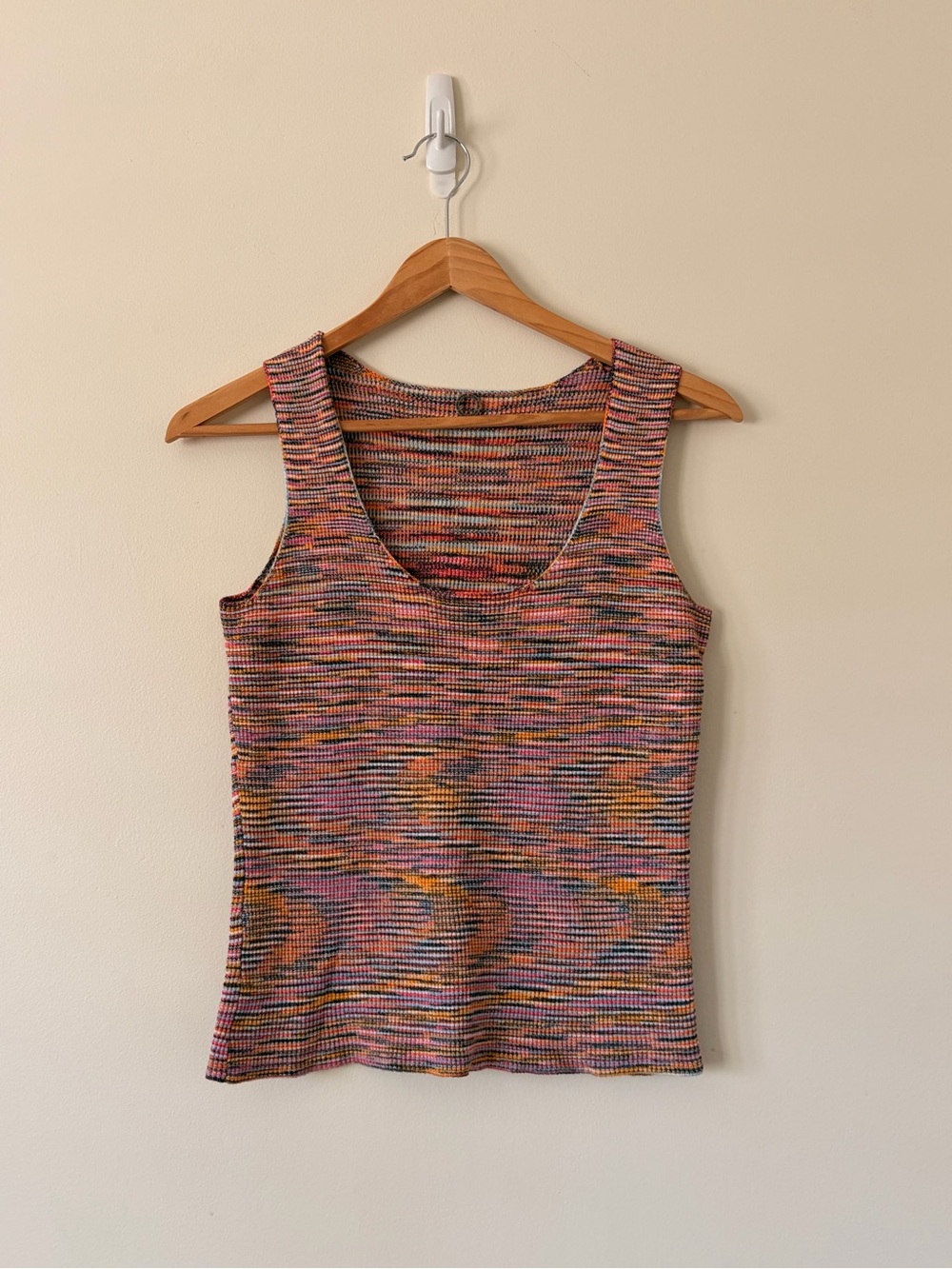 one girl who  Multicolor Knit Tank Top s